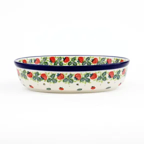 Półmisek owalny 299 24/18,5cm <br> 2709X Truskawki